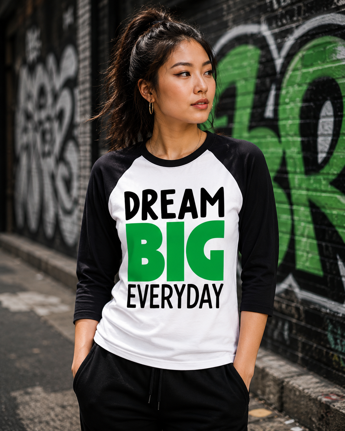 DREAM BIG Unisex 3/4-Sleeve Shirt