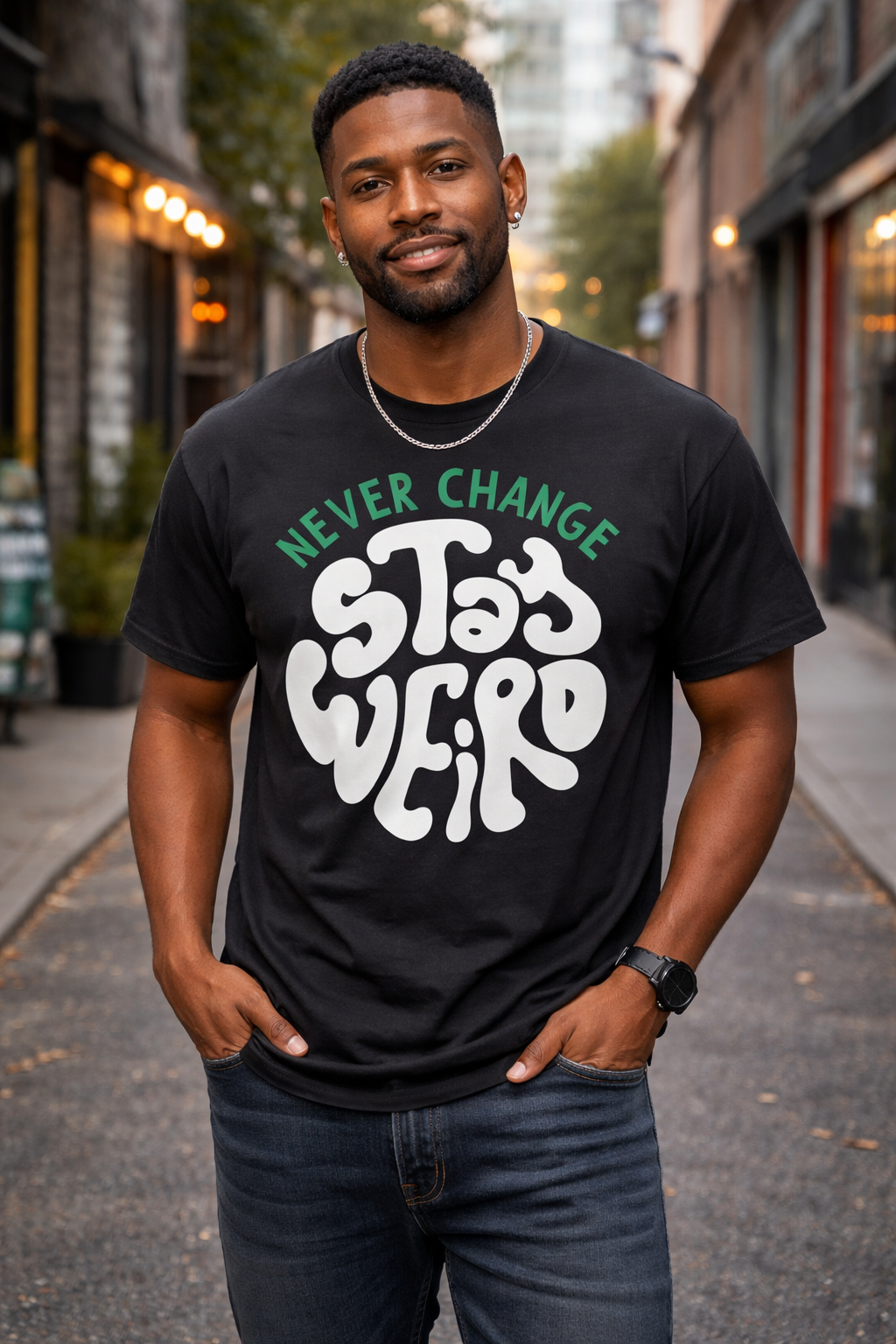 STAY WEIRD T-SHIRT