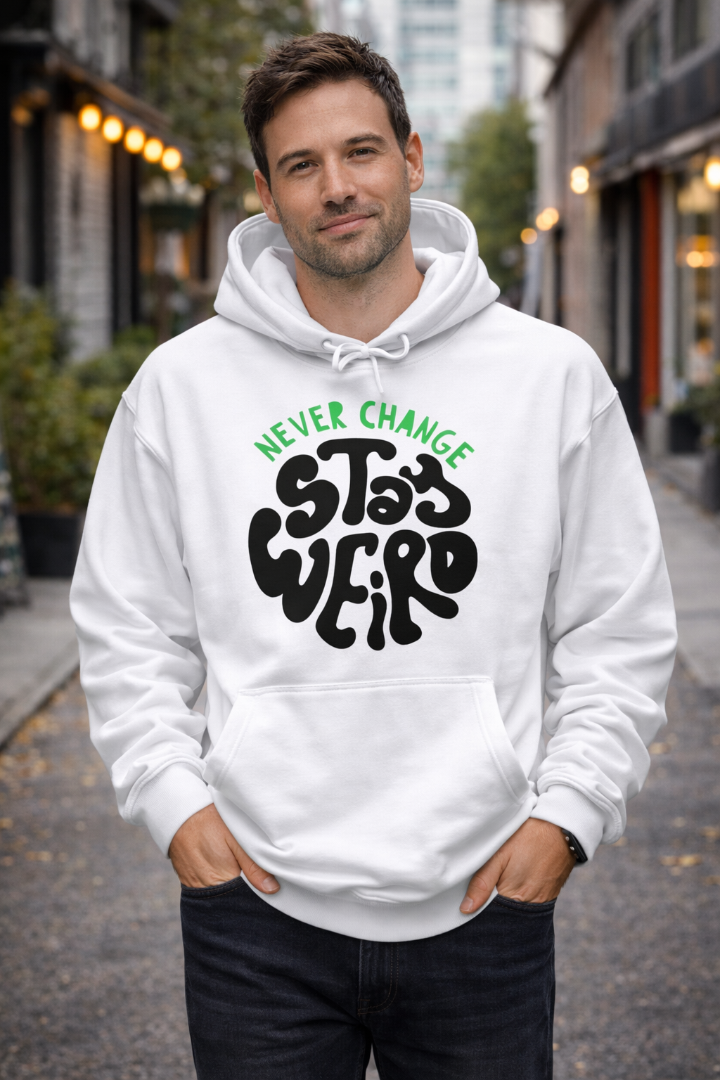 STAY WEIRD HOODIE