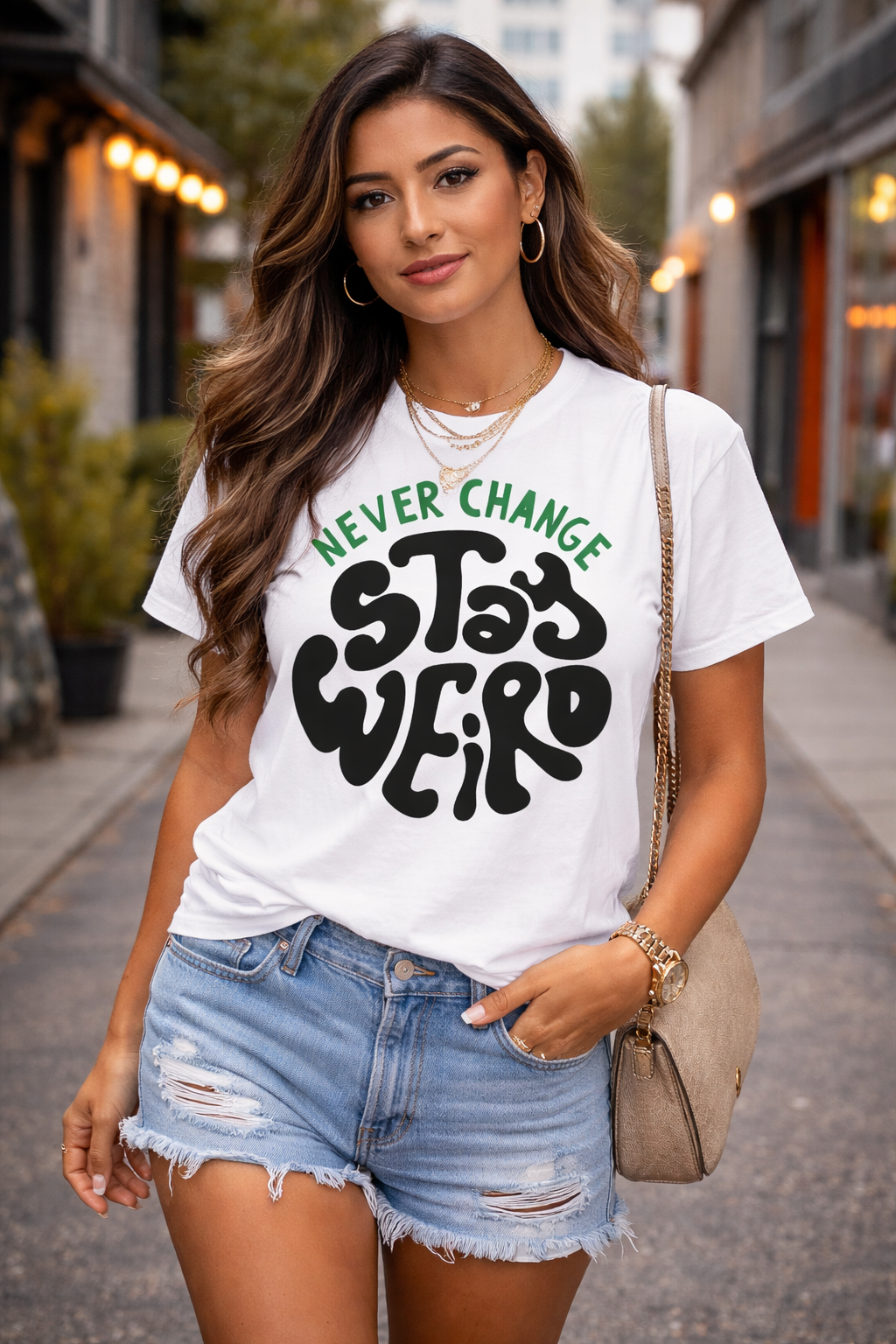 STAY WEIRD T-SHIRT