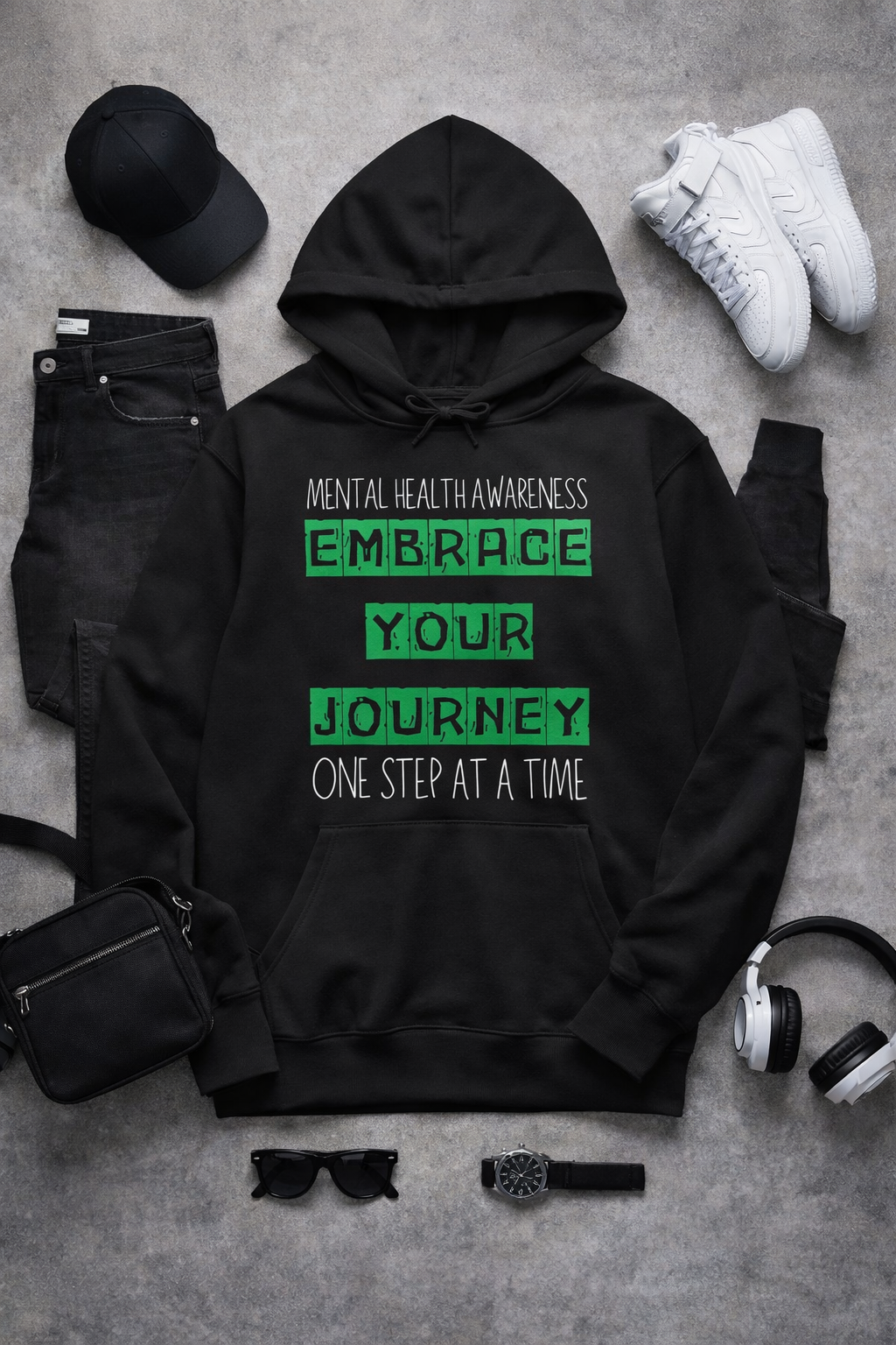 ONE STEP AT A TIME HOODIE