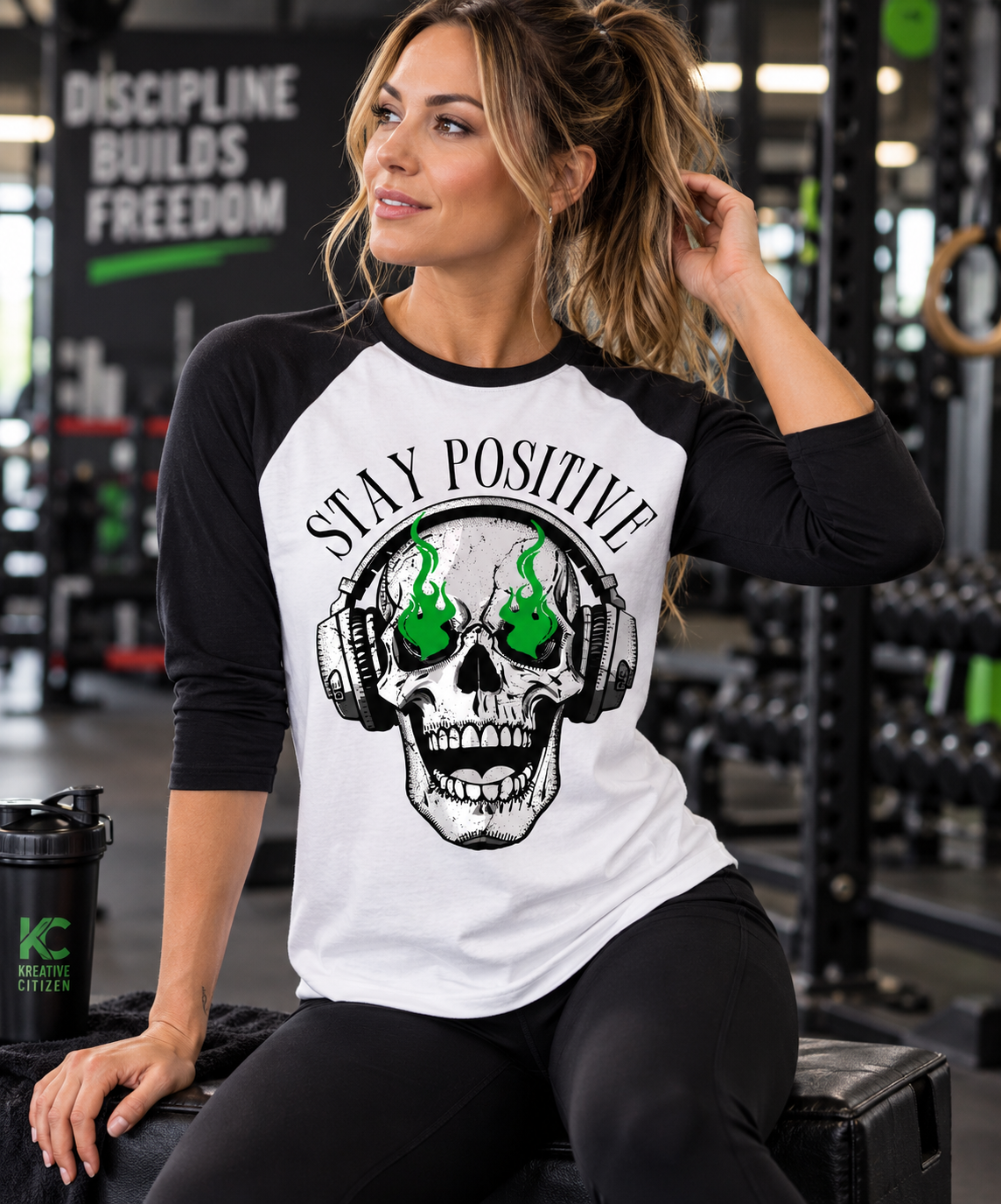 POSITIVE MINDSET Unisex 3/4-Sleeve Shirt