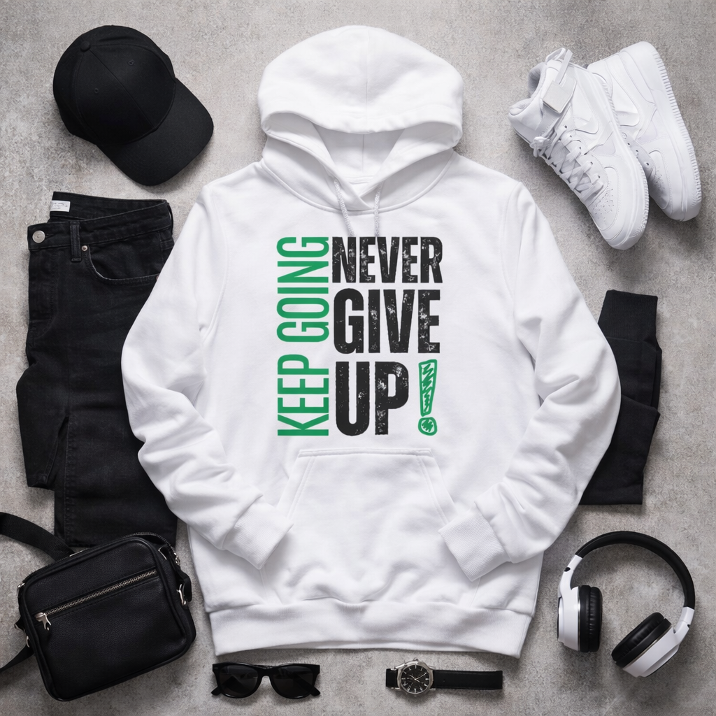 NEVER GIVE UP HOODIE